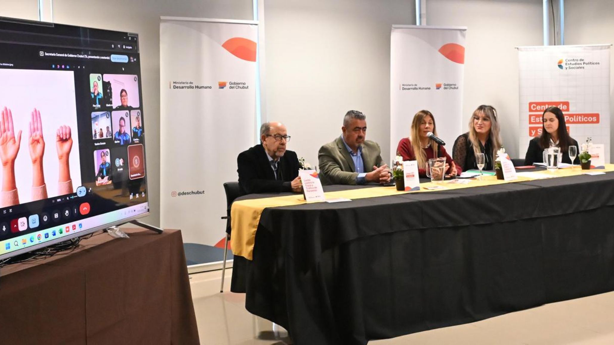 Chubut presentó el Protocolo de Actuación ante la Señal Internacional de Auxilio