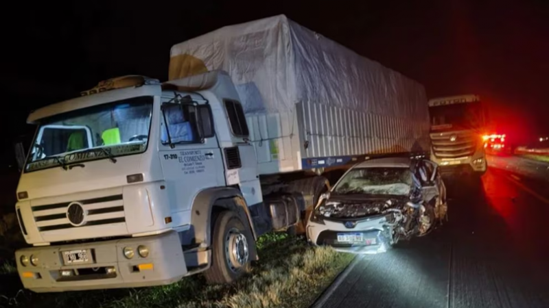 Tragedia en Ruta 188: una muerte y múltiples heridos, incluidos menores, tras una colisión múltiple