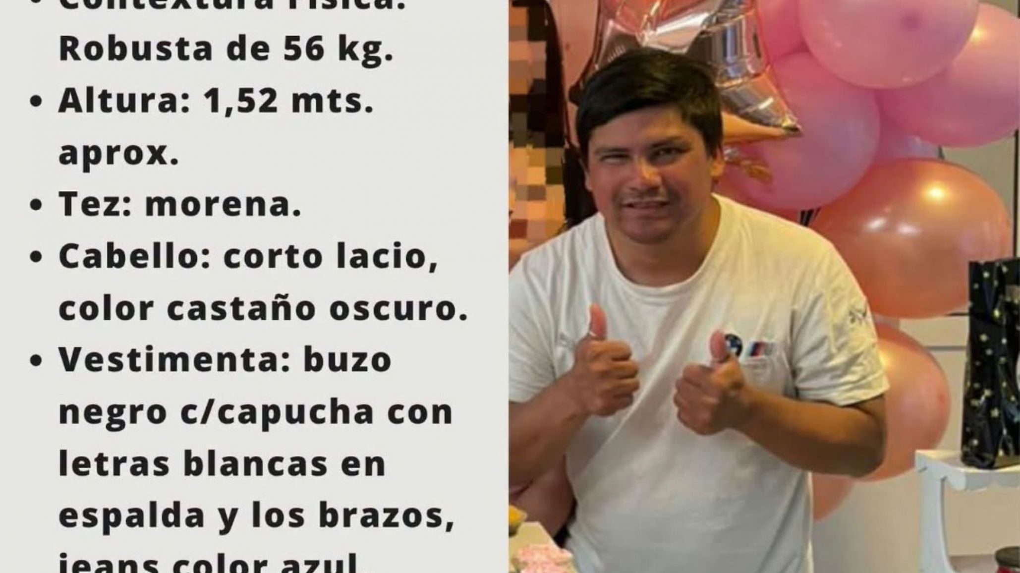 Buscan a un hombre de 28 años en Comodoro Rivadavia: fue visto por última vez en Km 8