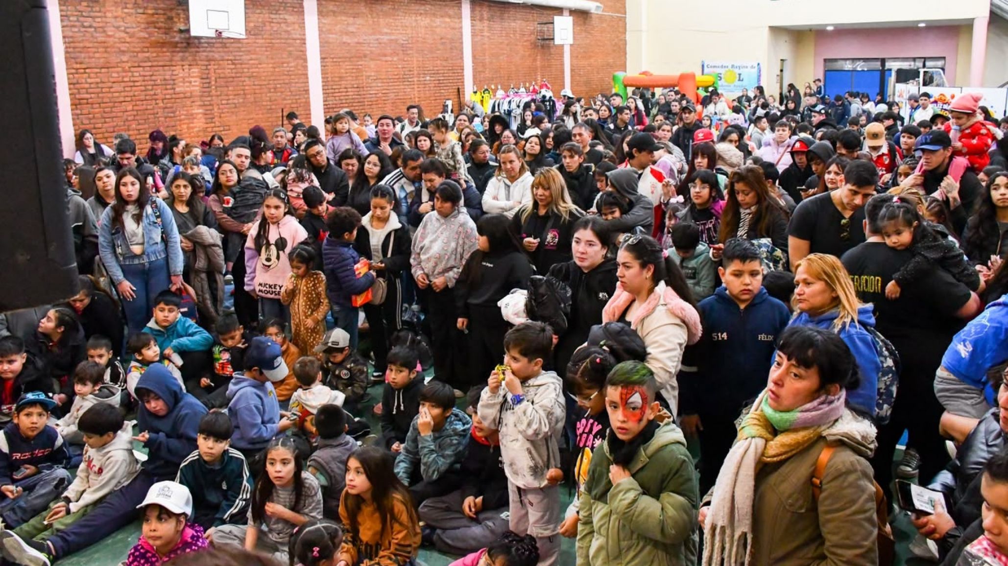 Más de mil chicos disfrutaron del festejo por el Día del Niño en Comodoro Rivadavia
