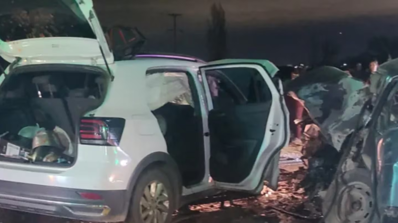 Murió un árbitro de fútbol en un choque frontal y otras cinco personas resultaron heridas