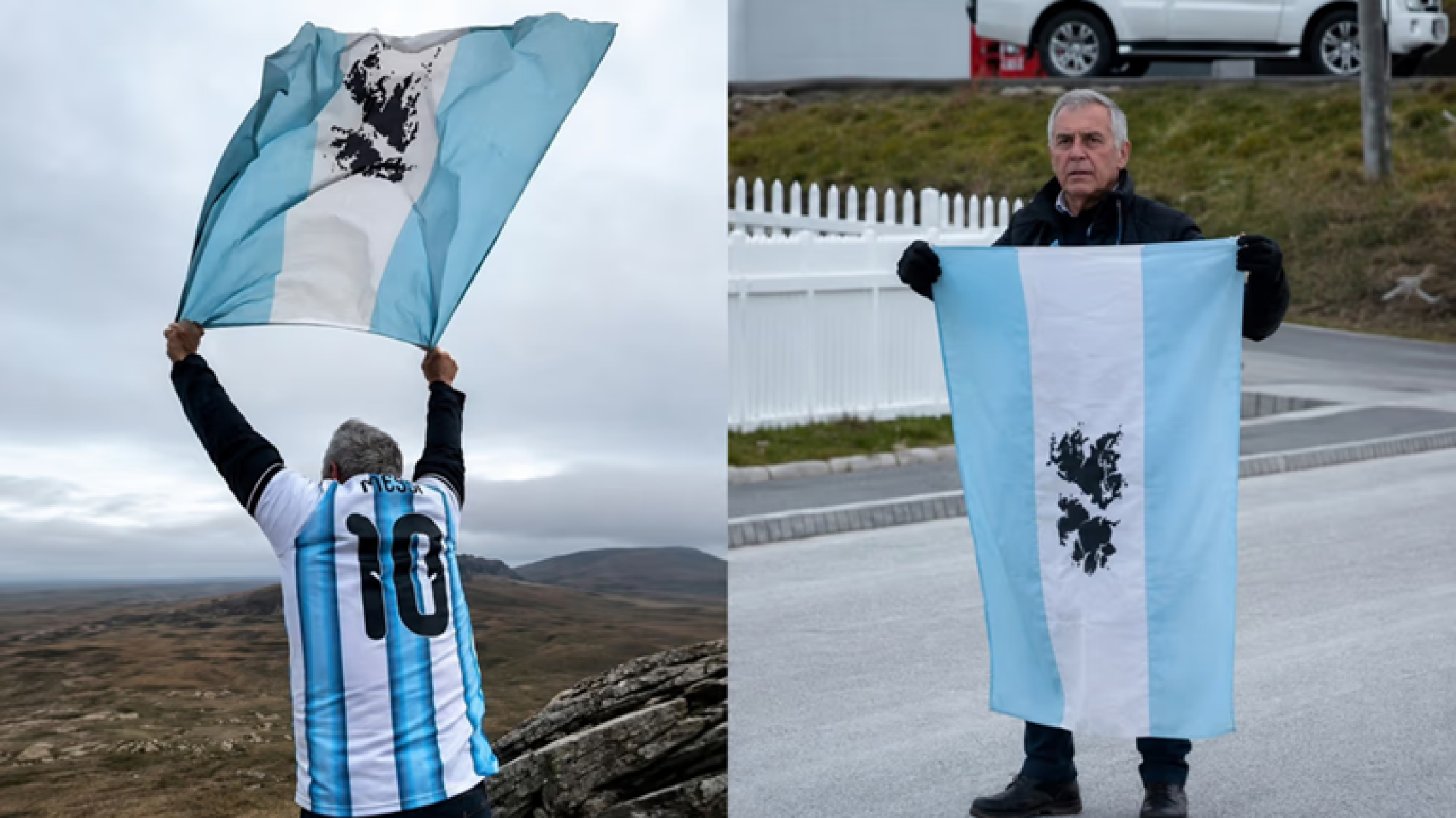 Promesa cumplida: la emotiva historia del veterano de Malvinas que regresó a las islas cuatro décadas después