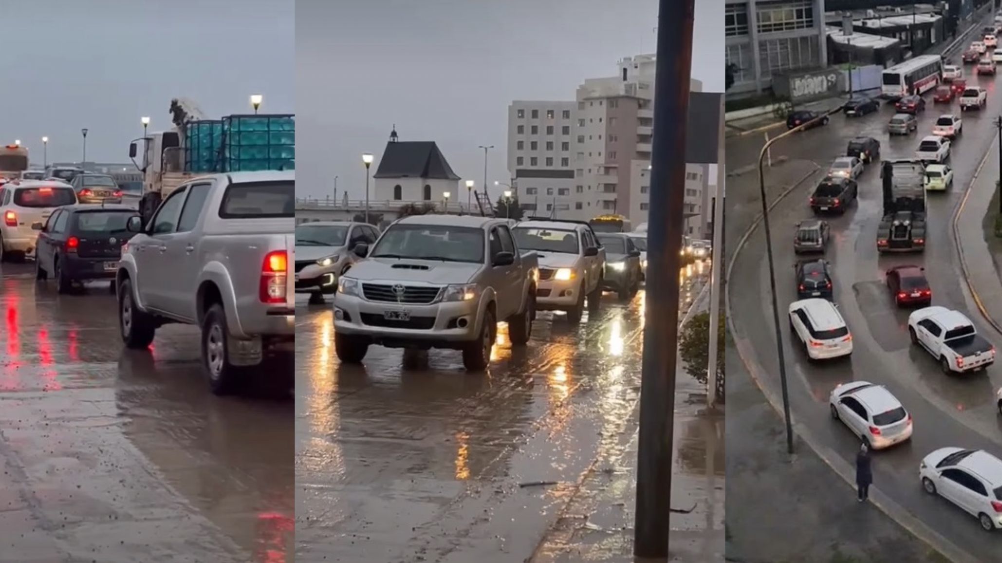 Comodoro colapsado: choferes y sus familias cortan la Ruta 3 y San Martín por salarios y reincorporaciones