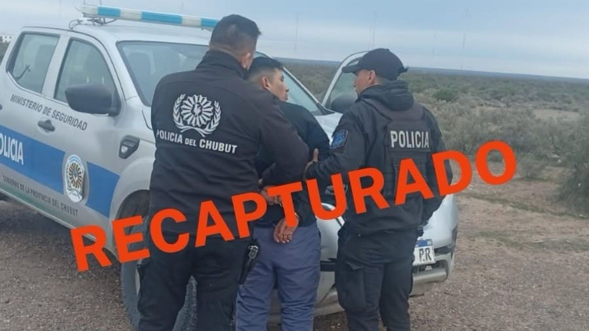 Chubut: recapturaron al preso que se había fugado del IPP
