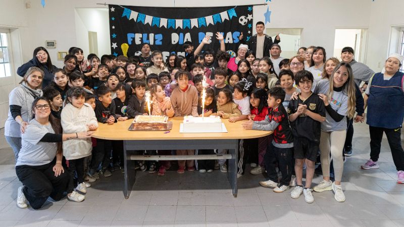 El CPB Máximo Abasolo celebró el Día de las Infancias con una jornada de juegos y recreación