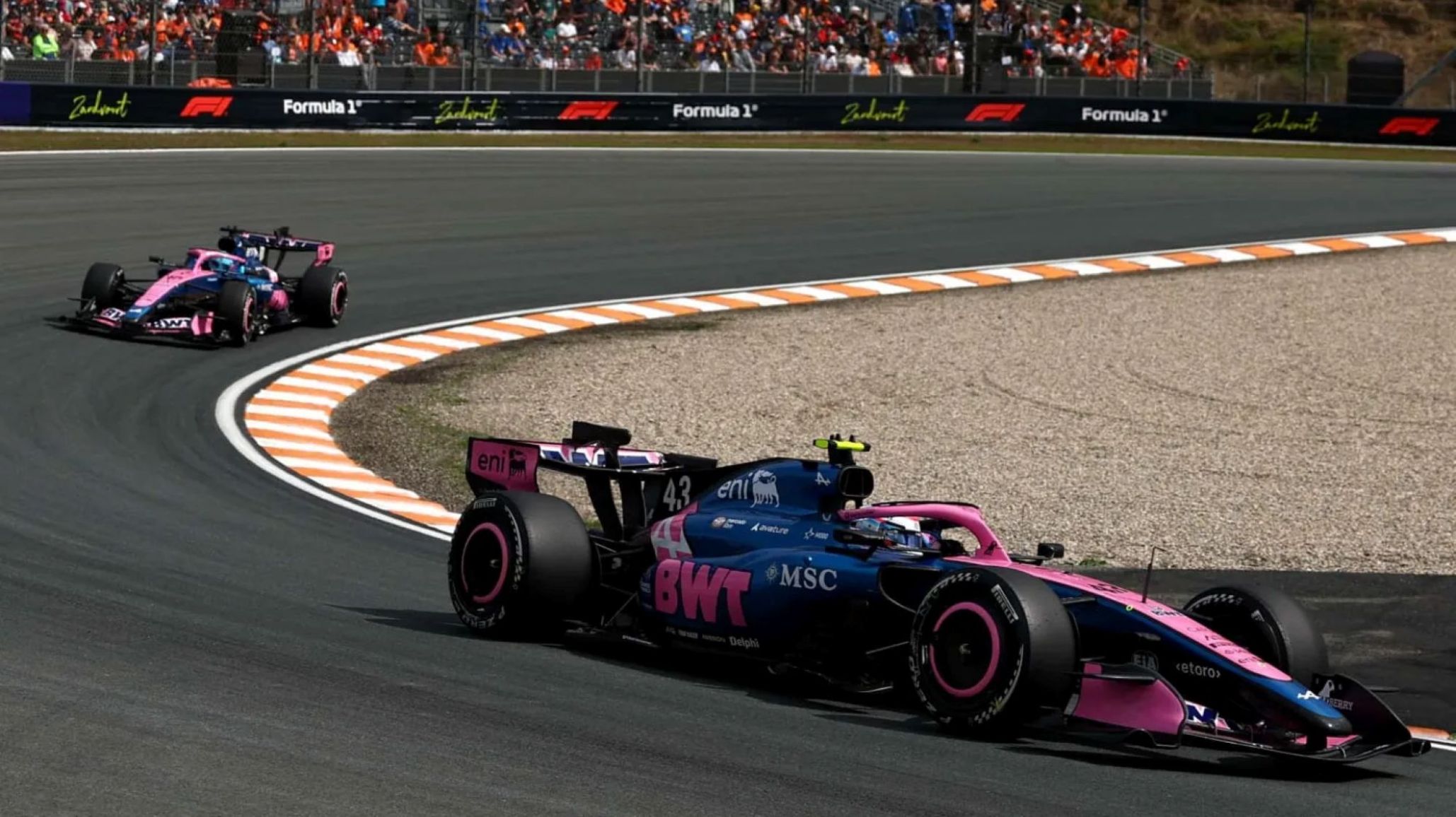 Colapinto quedó 14° en el GP de Países Bajos tras dos sanciones que complicaron su carrera