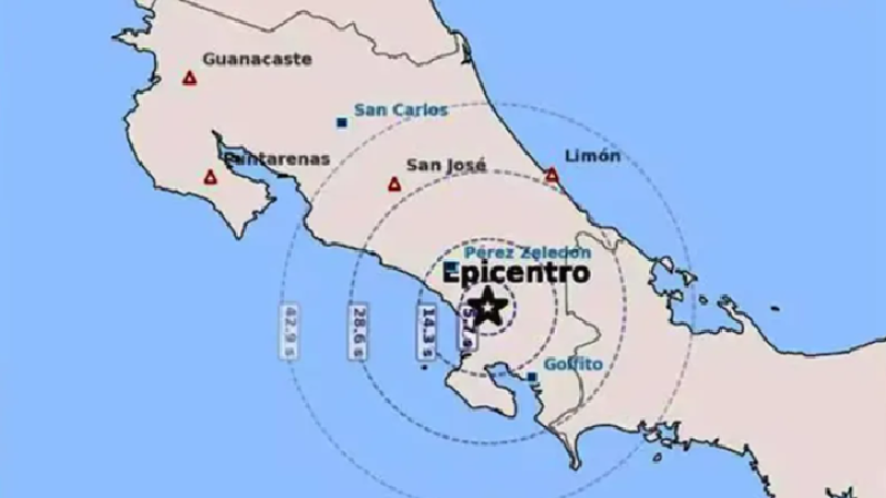 Costa Rica: madrugada de terror por dos fuertes terremotos y una cadena de casi 30 réplicas
