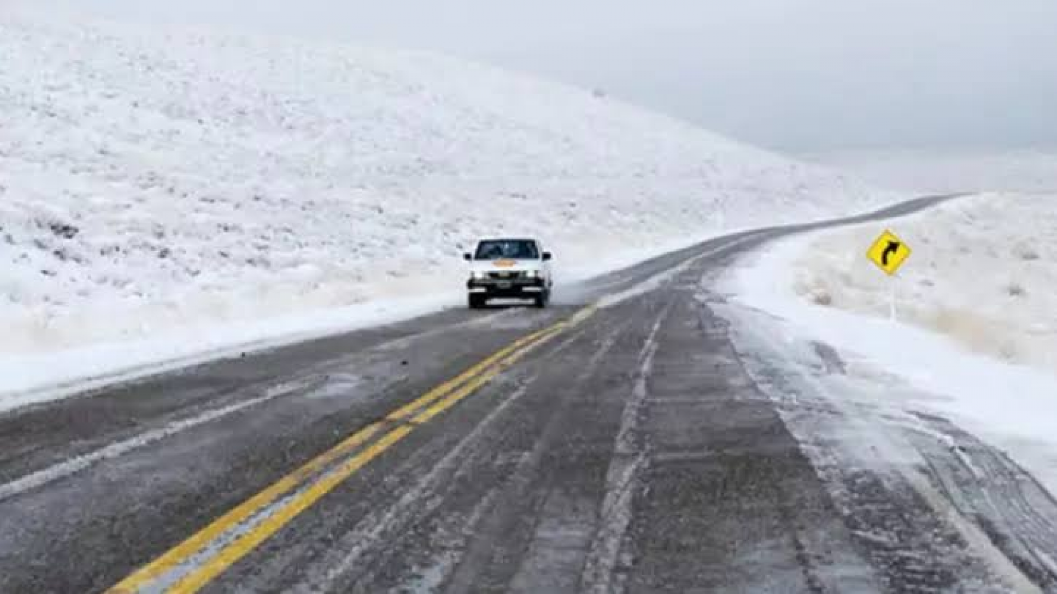 Emitieron alerta amarilla por lluvias y nevadas para la cordillera de Chubut