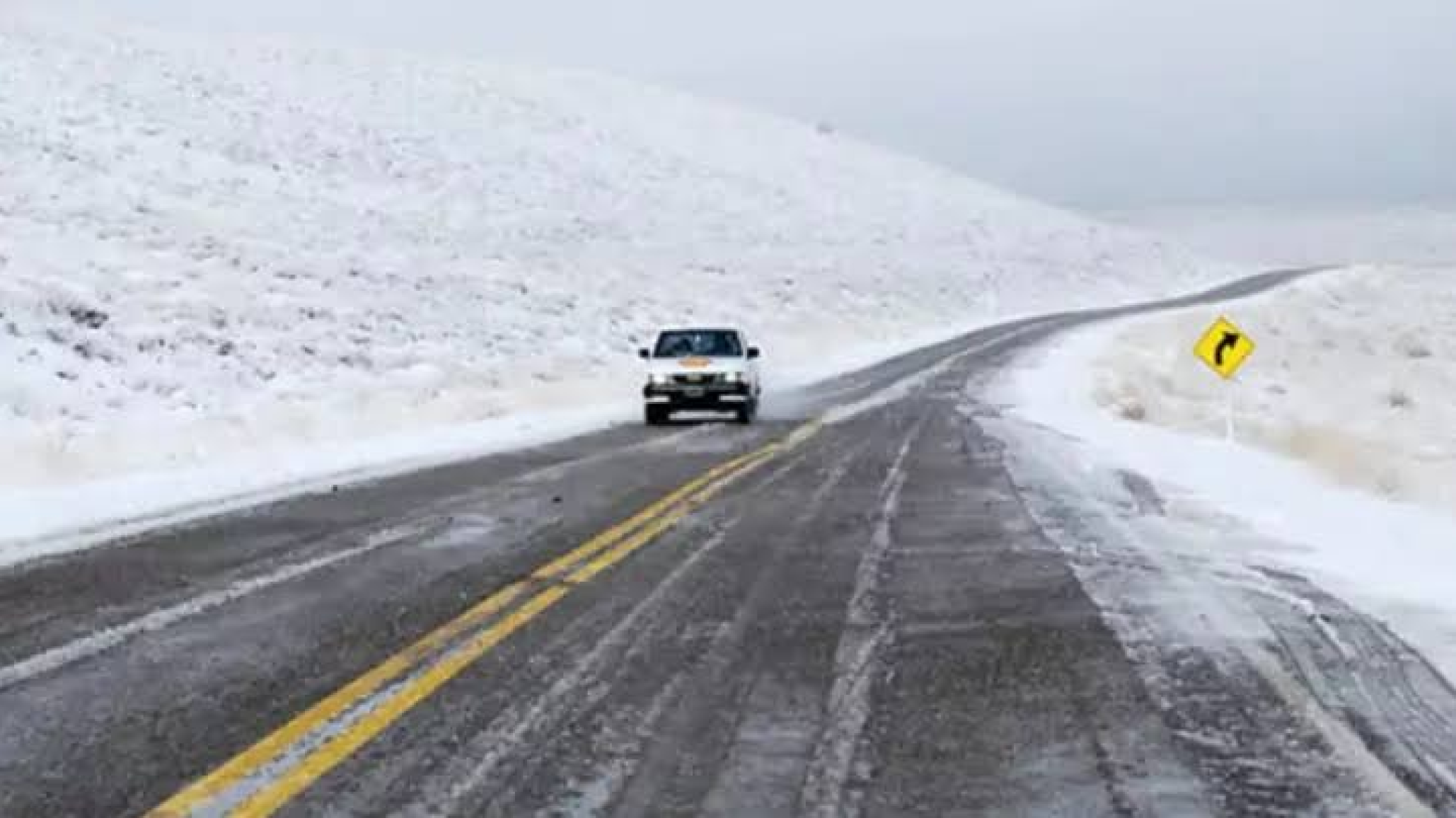 Emitieron alerta amarilla por lluvias y nevadas para la cordillera de Chubut