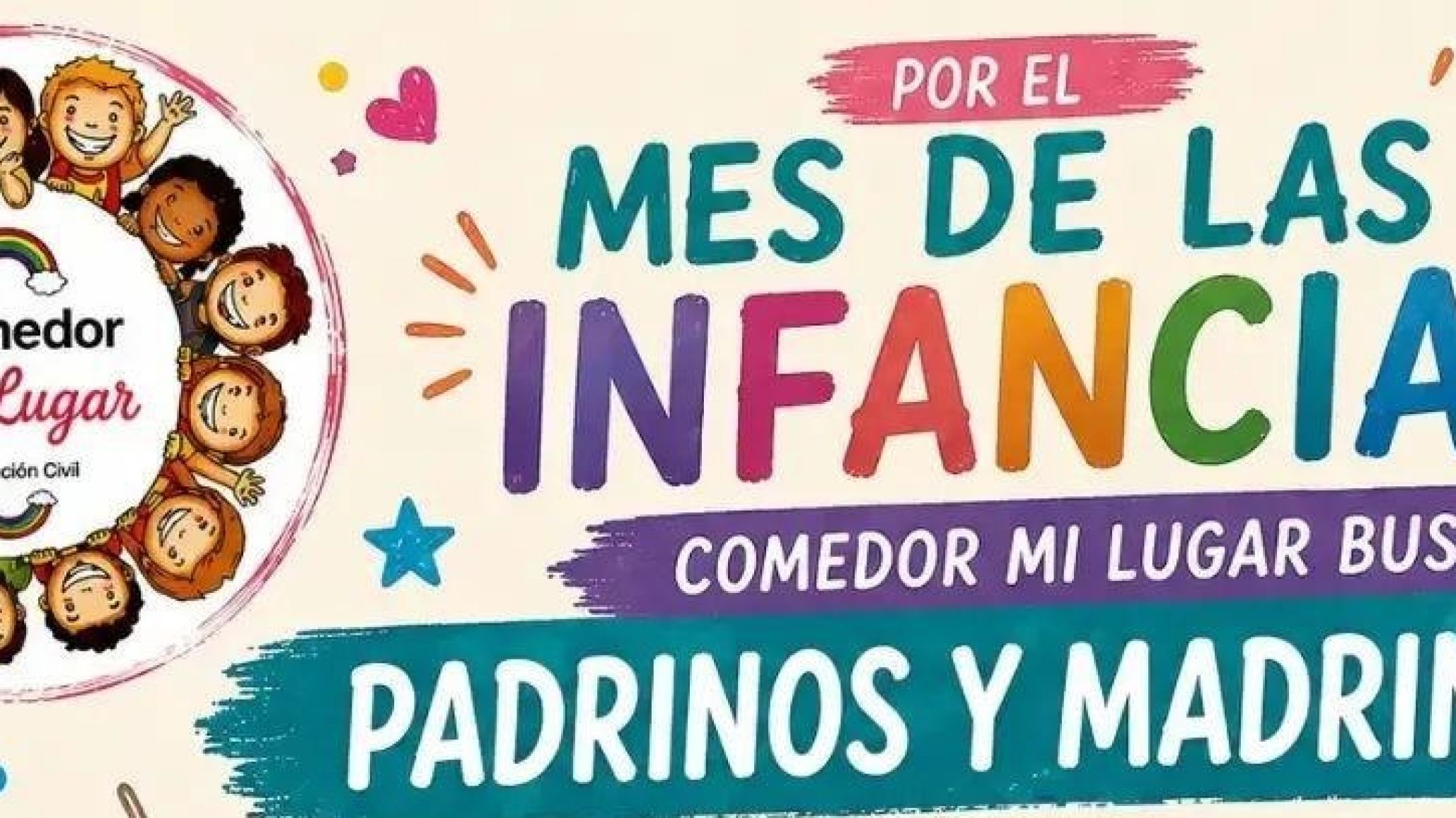 Comedor Mi Lugar lanzó una campaña para cumplir los sueños de 56 niños: buscan padrinos y madrinas