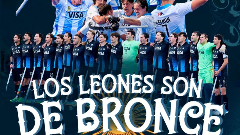 Los Leones vencieron a Países Bajos y se quedaron con el bronce en el Mundial de hockey