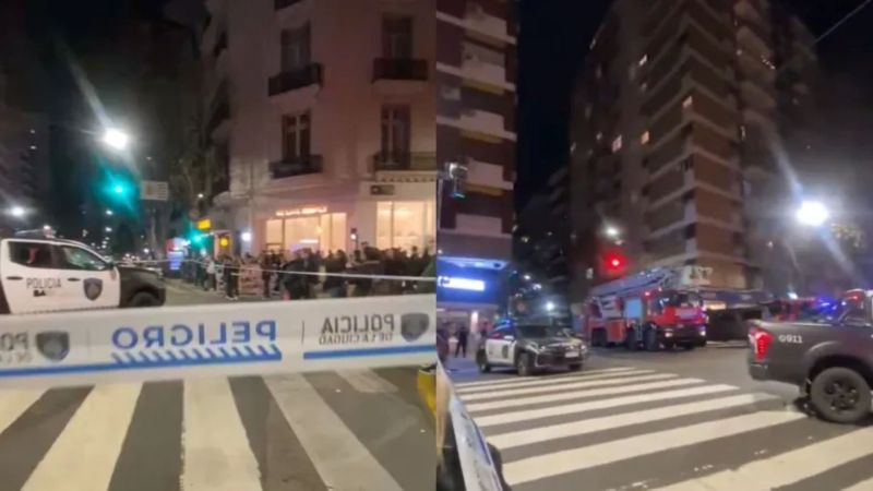 Tensión en Recoleta: dos hombres se atrincheraron en un departamento y la Policía ingresó por una ventana