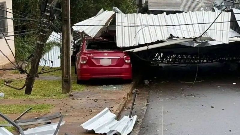 Fuerte temporal en Misiones: más de 100 familias fueron asistidas y continúan los relevamientos