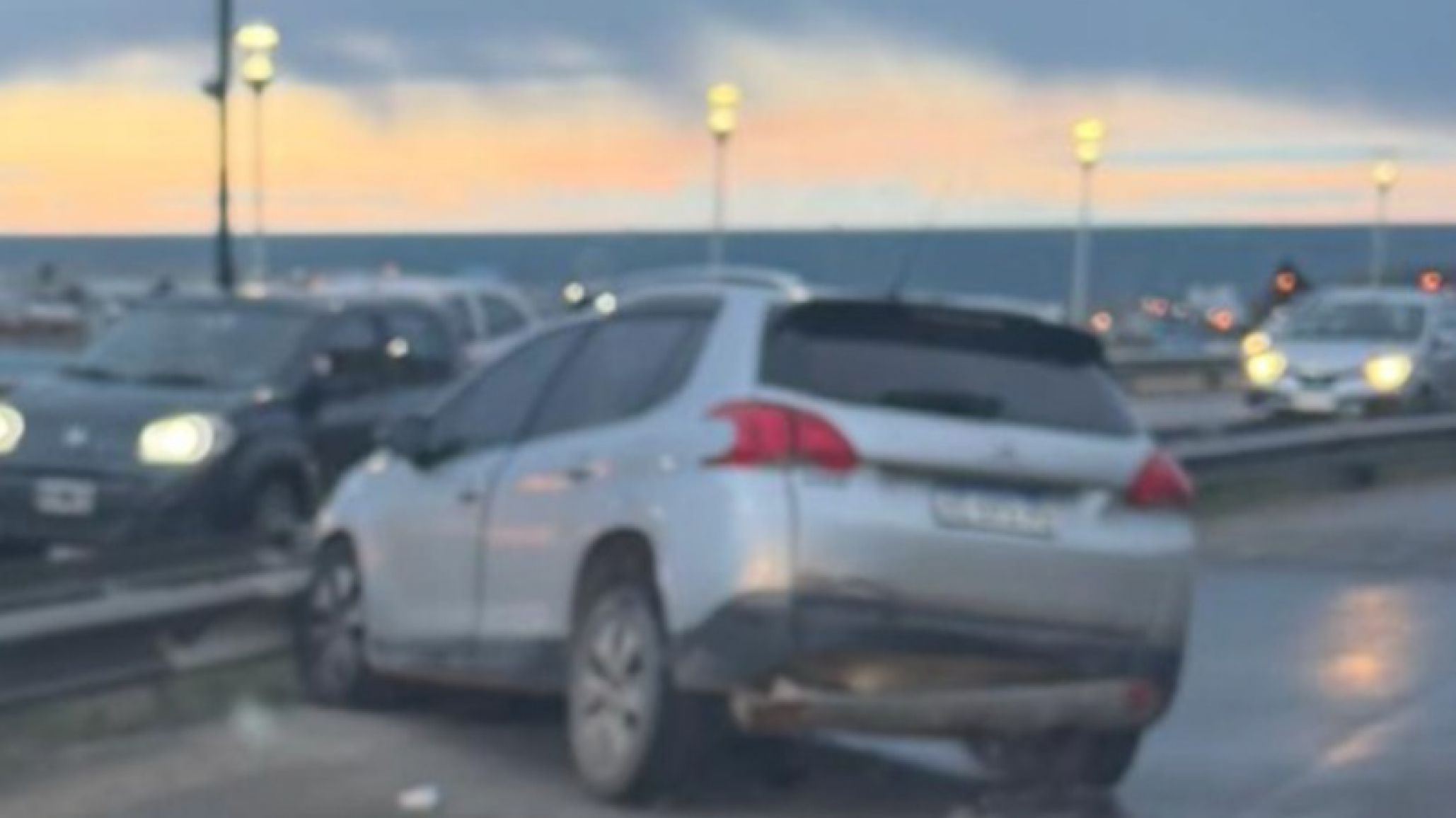 Otro choque en la Ruta 3: fue frente al Cerro Chenque
