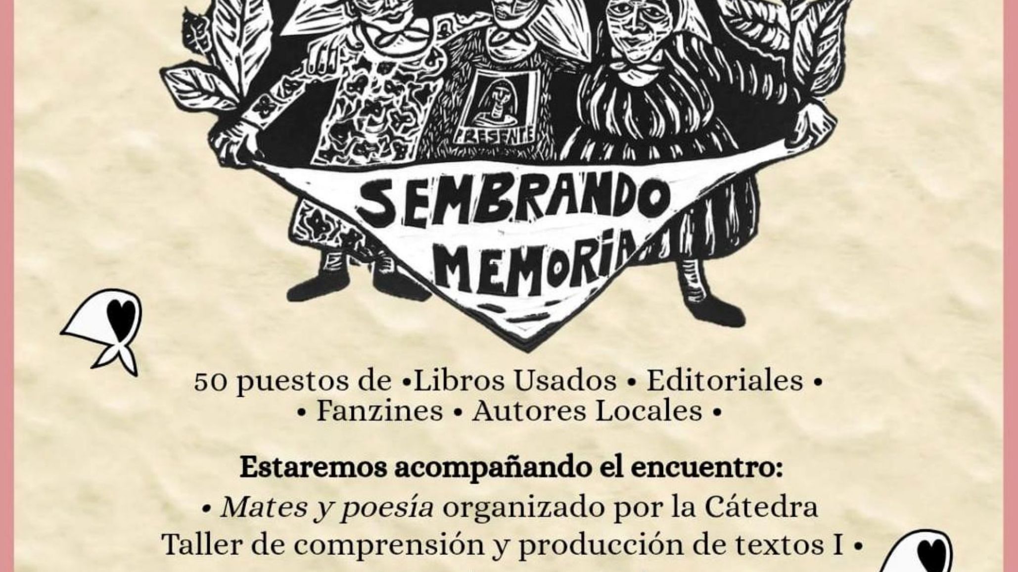 Libros, poesía y memoria: una tarde cultural con entrada libre en la UNPSJB de Comodoro