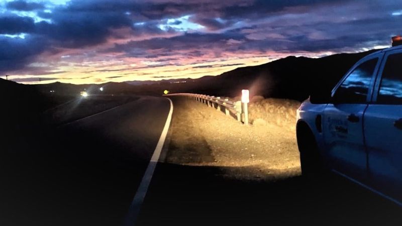 Rutas habilitadas en Chubut: alertan por baches, barro, viento y animales sueltos