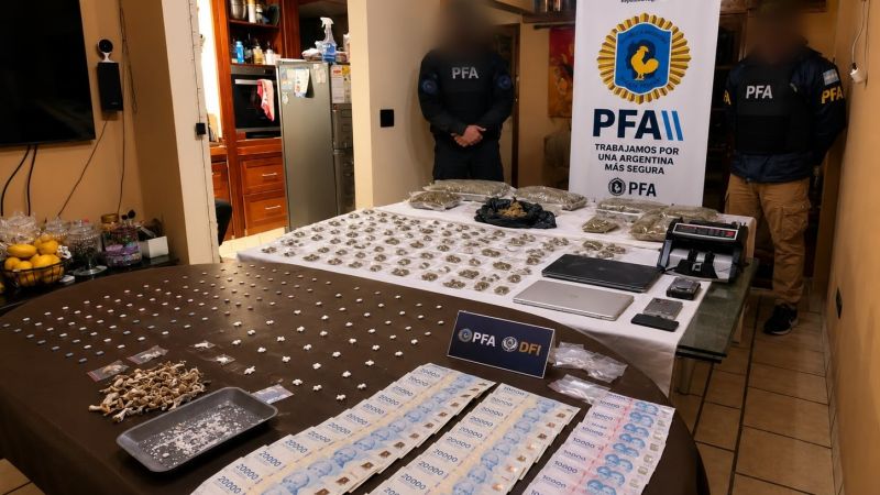 Desbarataron un punto de venta de drogas sintéticas y secuestraron más de dos kilos de estupefacientes