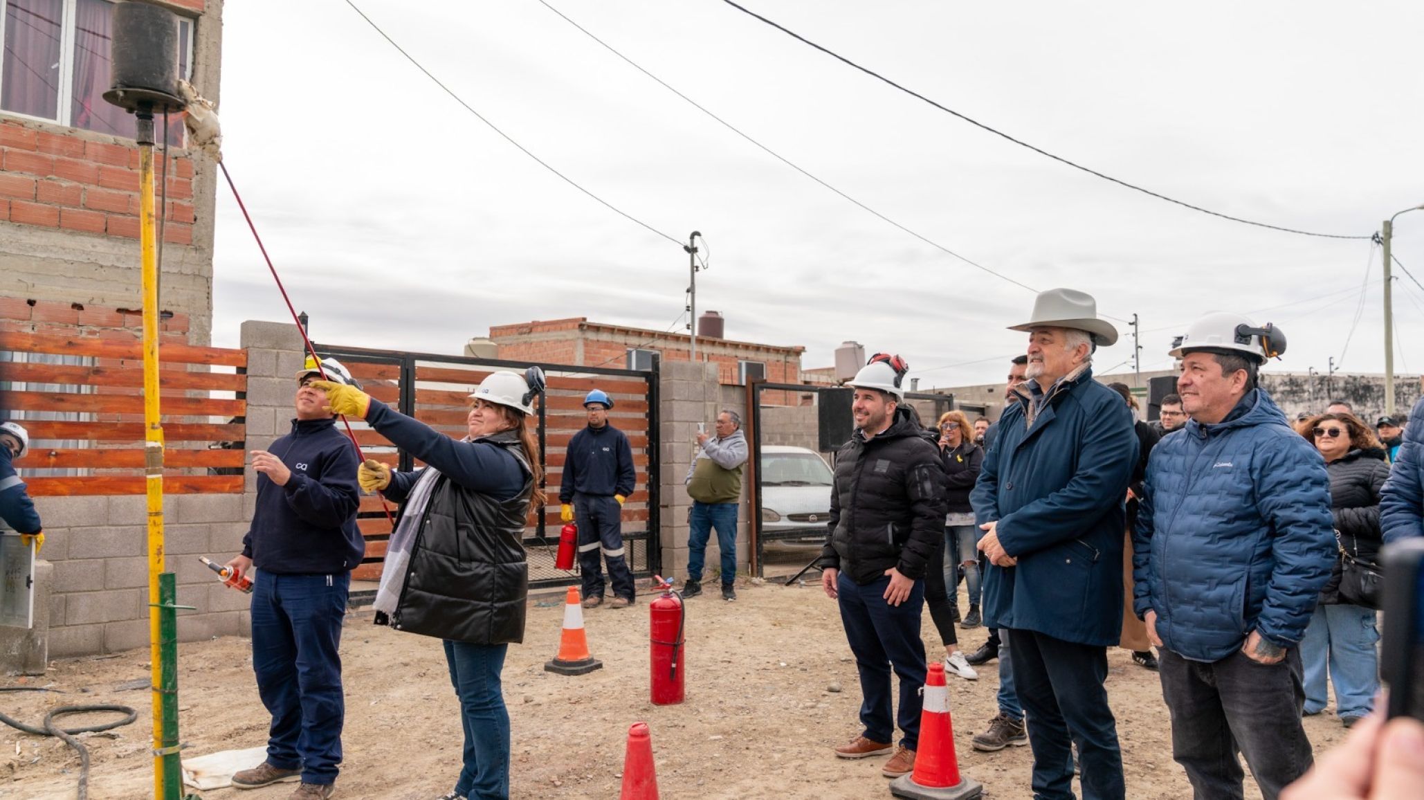Othar inauguró la ampliación de la red de gas en Cordón Forestal: 77 familias acceden al servicio básico