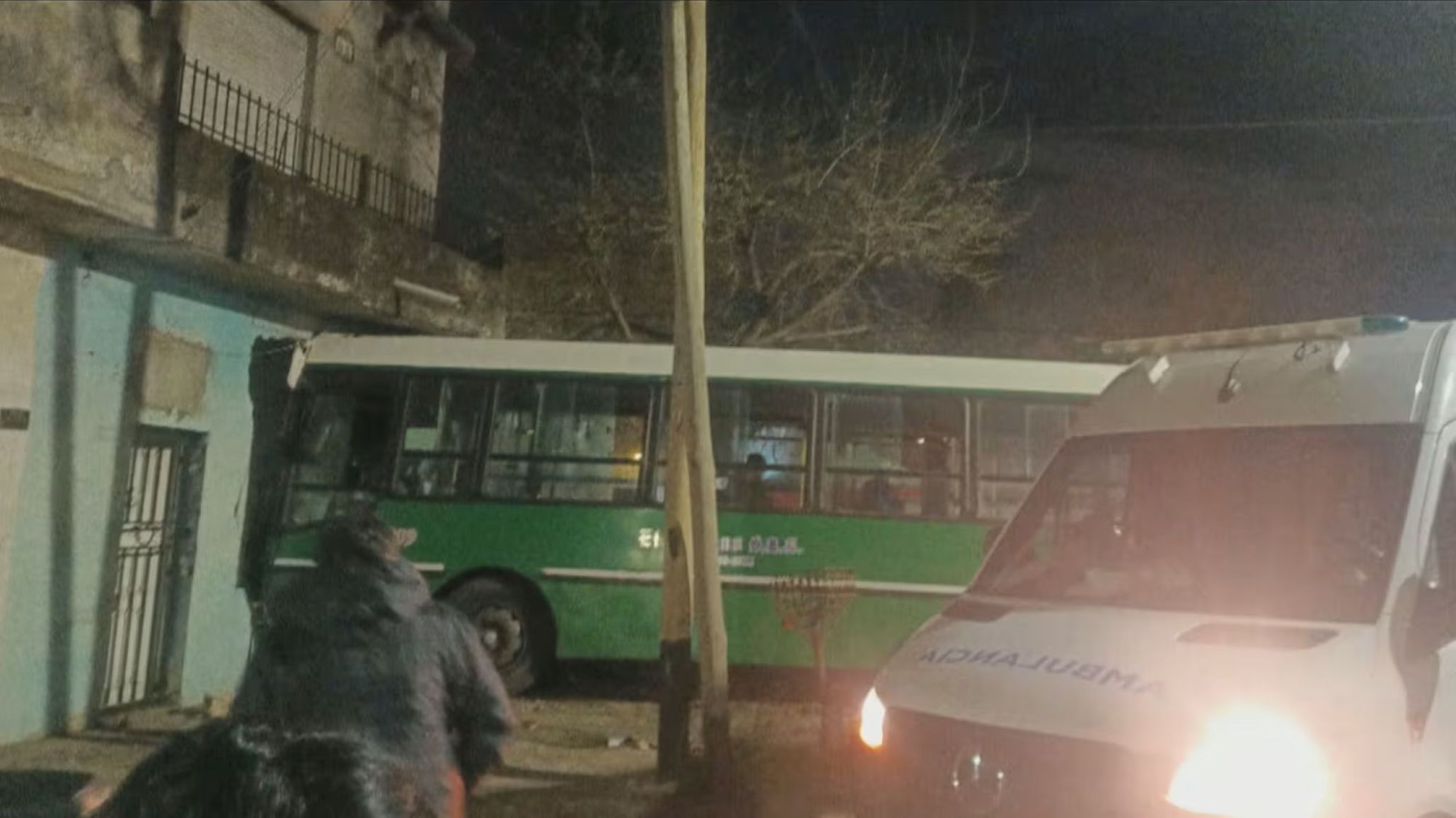 Un colectivo sin pasajeros chocó contra una casa en Temperley: murió el chofer