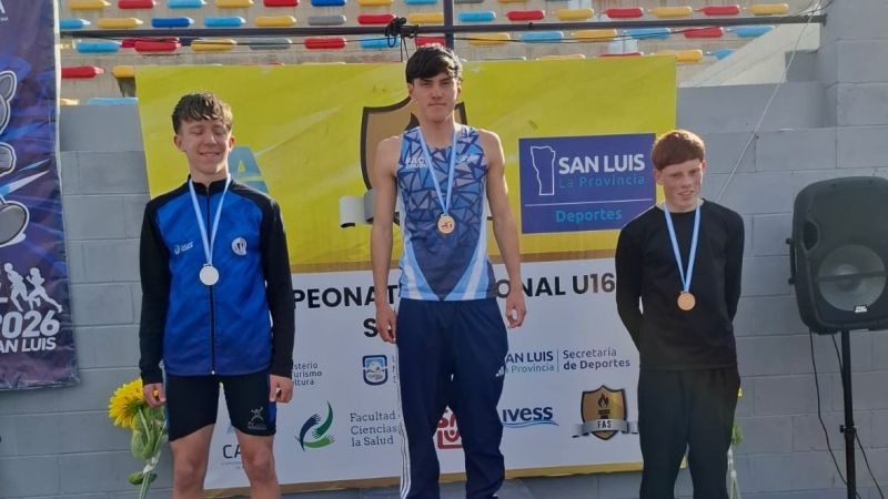 Chubut logró dos títulos nacionales y tres medallas en el Campeonato Argentino U16 de Atletismo