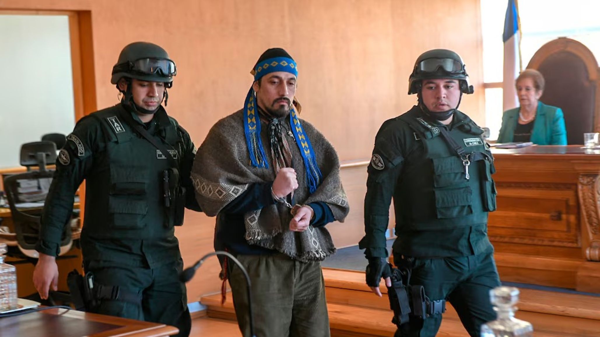 Jones Huala acordó una pena de 5 años y 2 meses de prisión y podría seguir detenido hasta 2030