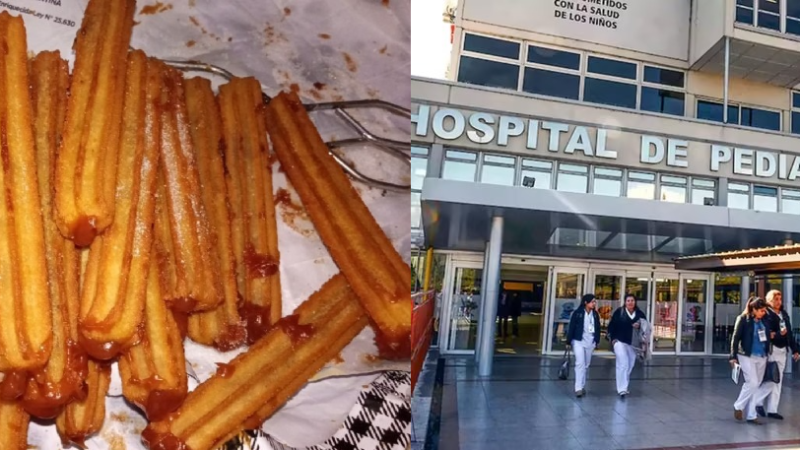 Una niña de Comodoro debe viajar al Garrahan y su familia vende churros para afrontar los gastos