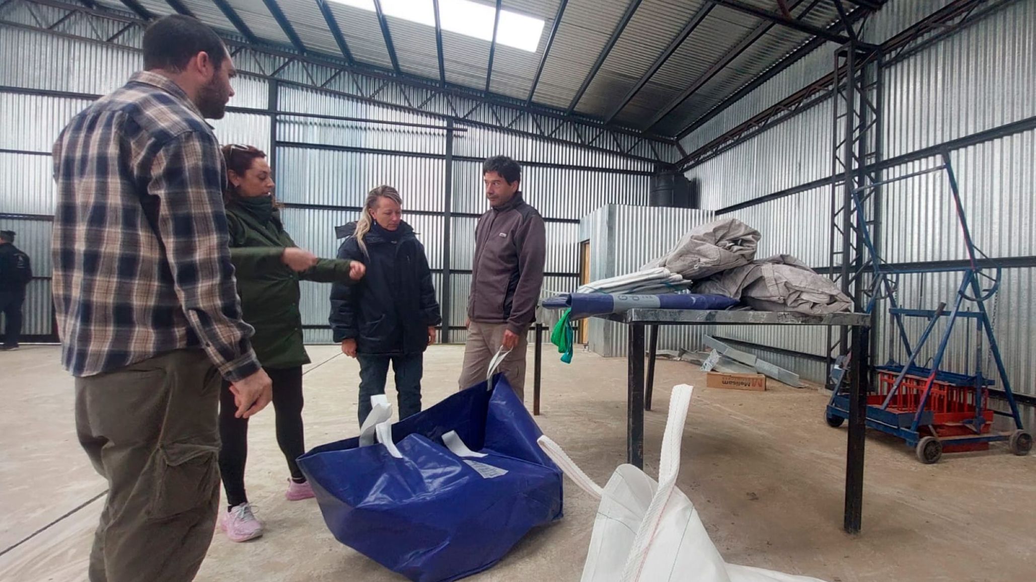 Provincia acompañó a Camarones en la puesta en funcionamiento de una nueva planta de gestión de Residuos Sólidos Urbanos