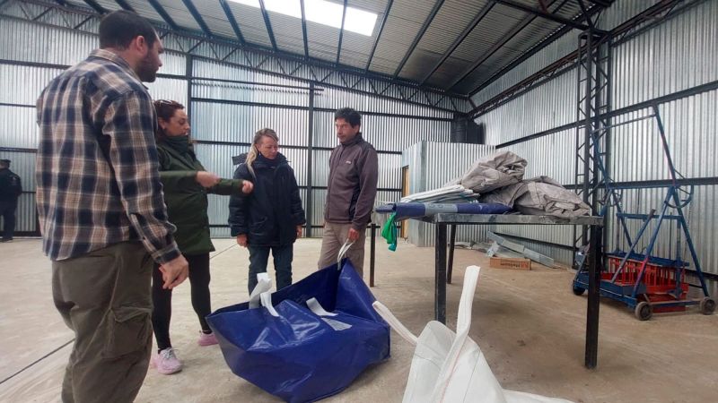 Provincia acompañó a Camarones en la puesta en funcionamiento de una nueva planta de gestión de Residuos Sólidos Urbanos