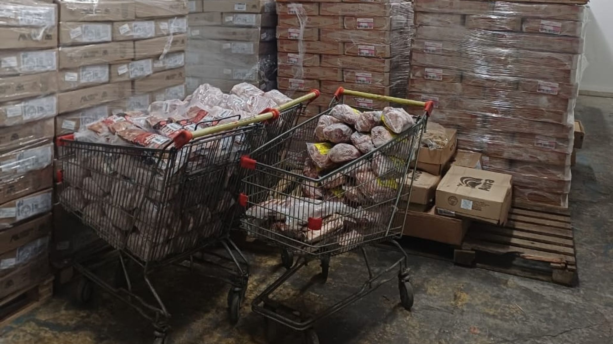 Comodoro: detectaron casi 50.000 kilos de carne y pollo importados sin declarar ante Abasto en un conocido mercado concentrador