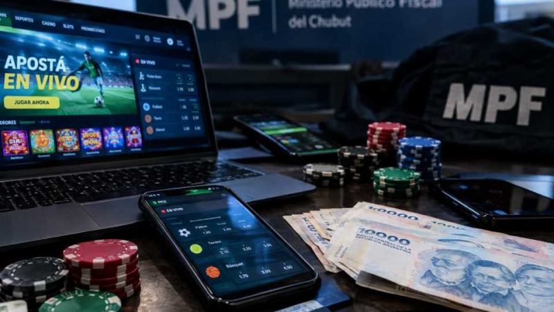 Red de juego clandestino virtual: imputaron a diez personas de Comodoro y Esquel que operaban como "cajeros"