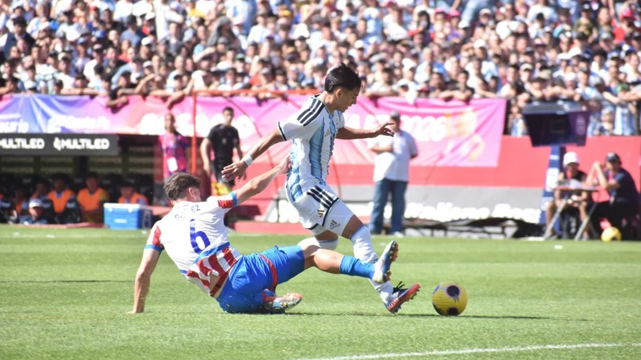 Argentina y el comodorense Ian Subiabre cayeron por penales ante Paraguay en la final de los Juegos Suramericanos