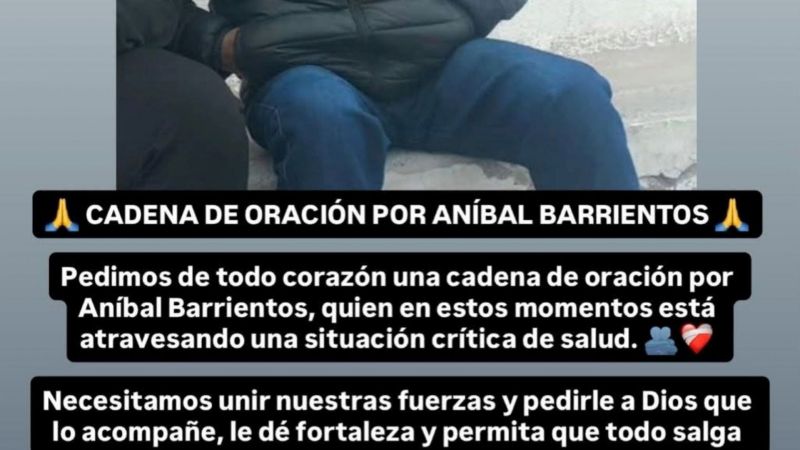 Comodoro: piden una cadena de oración por Víctor Aníbal Barrientos y se multiplican los mensajes de apoyo