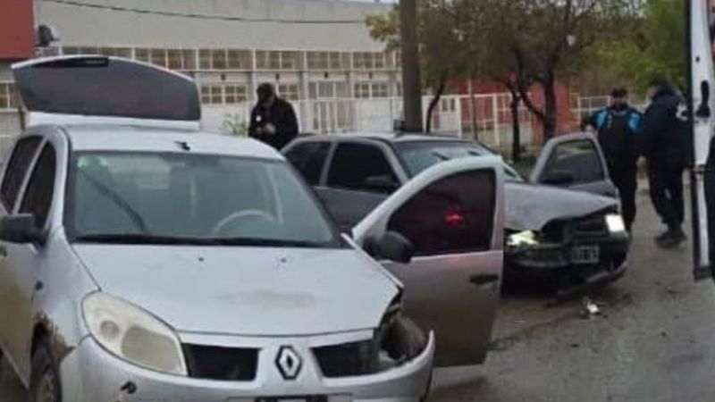 Dos heridos tras un fuerte choque en una esquina de Comodoro