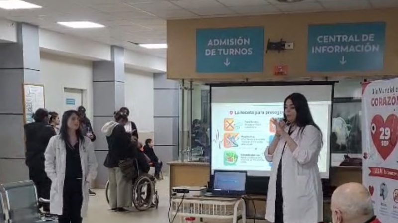 "Muévete por tu corazón": advierten sobre los riesgos del sedentarismo y llaman a fortalecer la prevención
