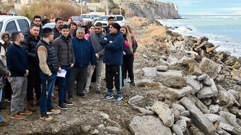Con una inversión de casi $3 mil millones, Provincia construirá defensas costeras en el Km 5 de Comodoro Rivadavia