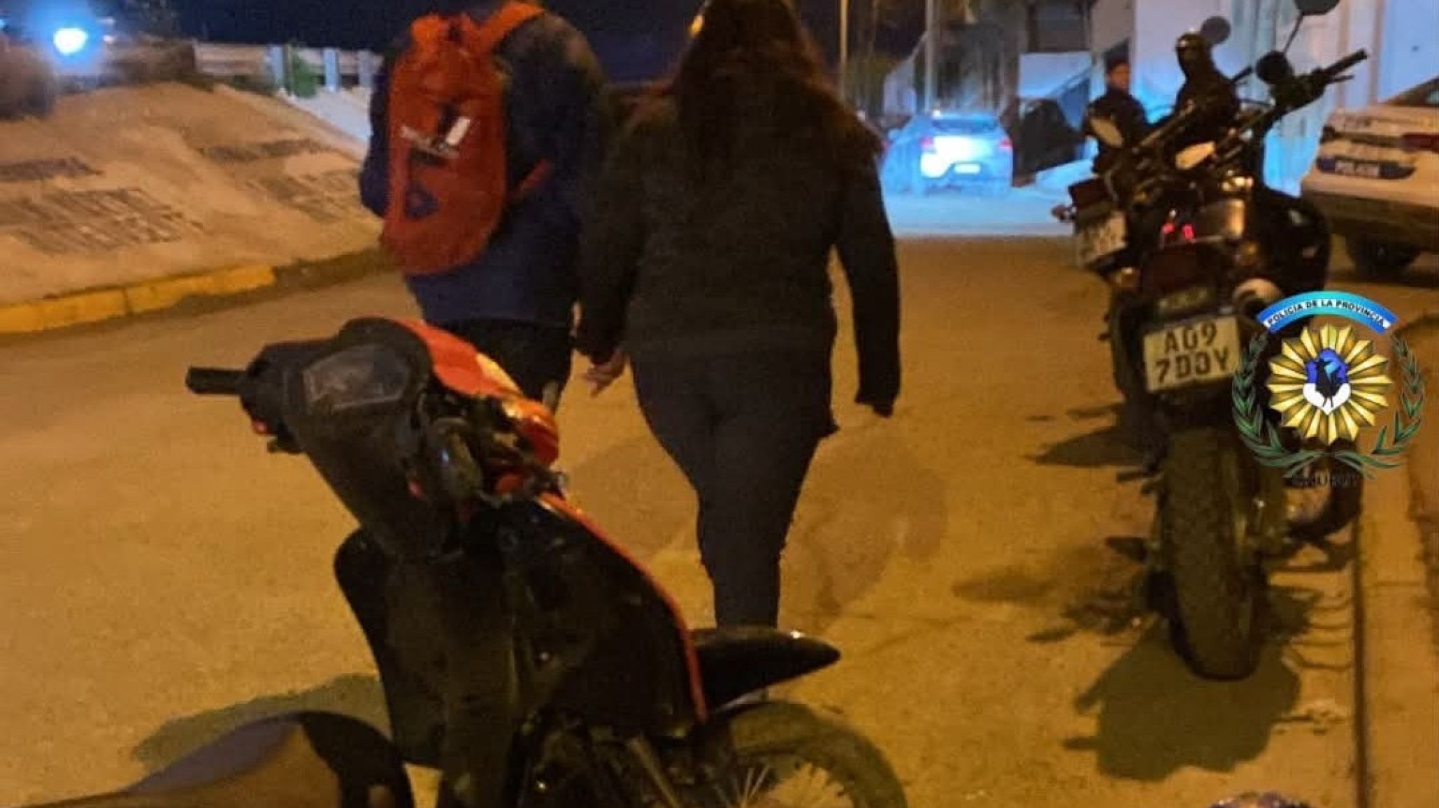 Lo pararon por circular sin patente y descubrieron que la moto tenía pedido de secuestro