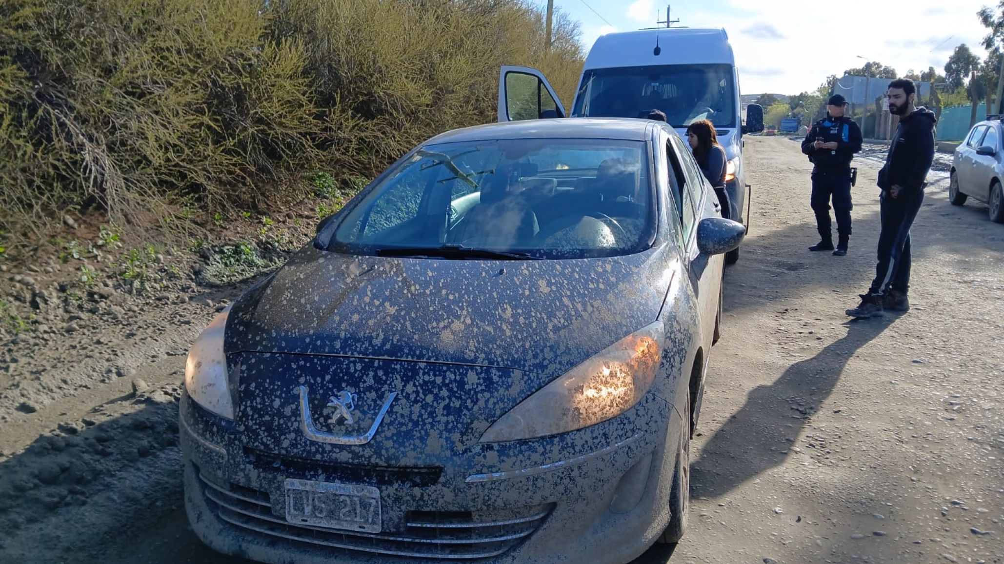 Dos vehículos chocaron en la zona sur de Comodoro