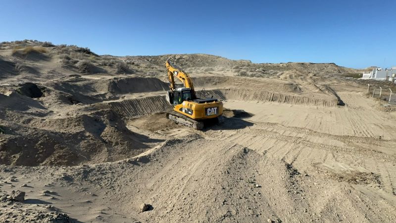 Torres destacó el inicio de una nueva cisterna para mejorar el abastecimiento de agua en Puerto Pirámides