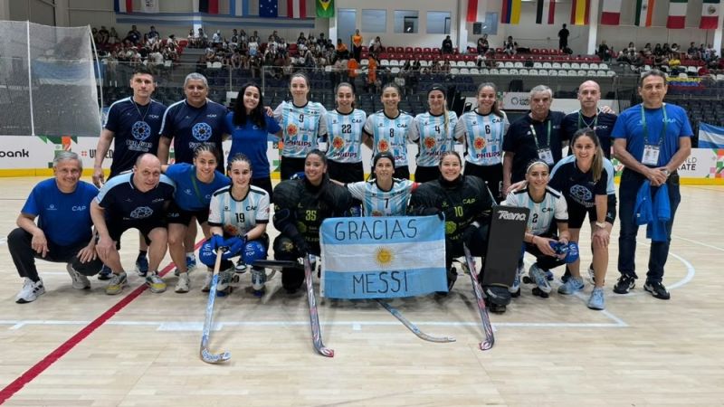 Las Águilas homenajearon a Messi antes de un partido clave ante España