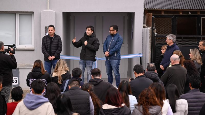 Torres, Molina y Taccetta inauguraron la Casa Estudiantil de Corcovado en Esquel: "Los jóvenes van a tener las mismas oportunidades de desarrollarse"