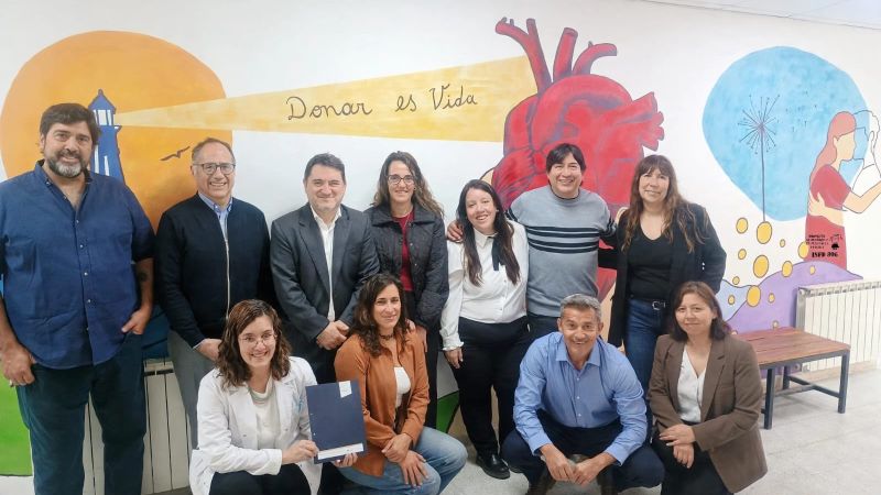 INCUCAI destacó el compromiso de los hospitales Alvear y Regional de Comodoro Rivadavia con la procuración de órganos y tejidos