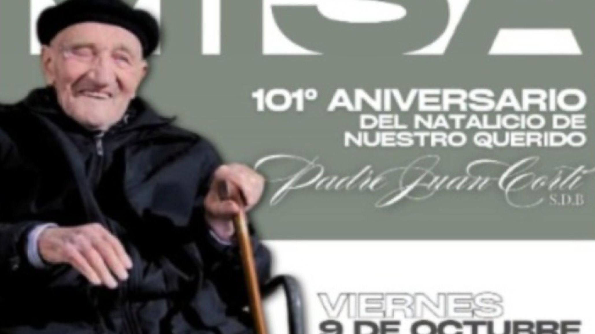 A 101 años del nacimiento del Padre Corti, Comodoro recordó su legado