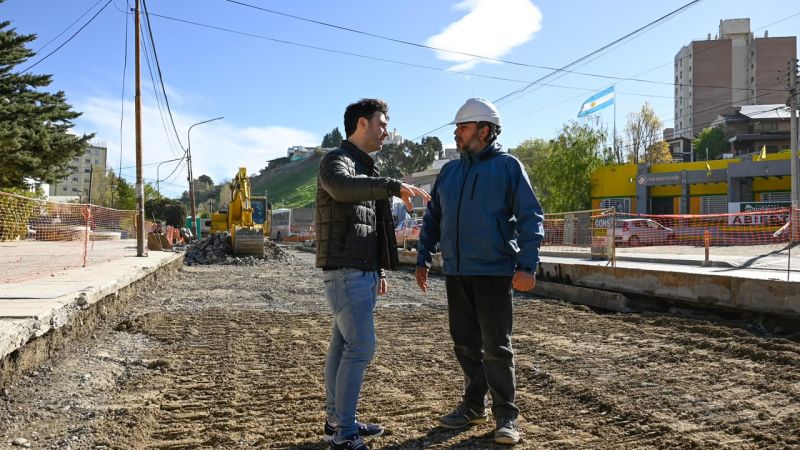 Plan Galina: Torres recorrió el enrocado del Cerro Chenque y destacó el avance de obras clave para Comodoro Rivadavia