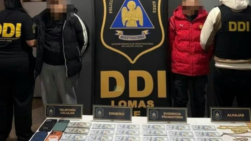 Millonario robo en Llavallol: detuvieron a una pareja acusada de drogar a un hombre