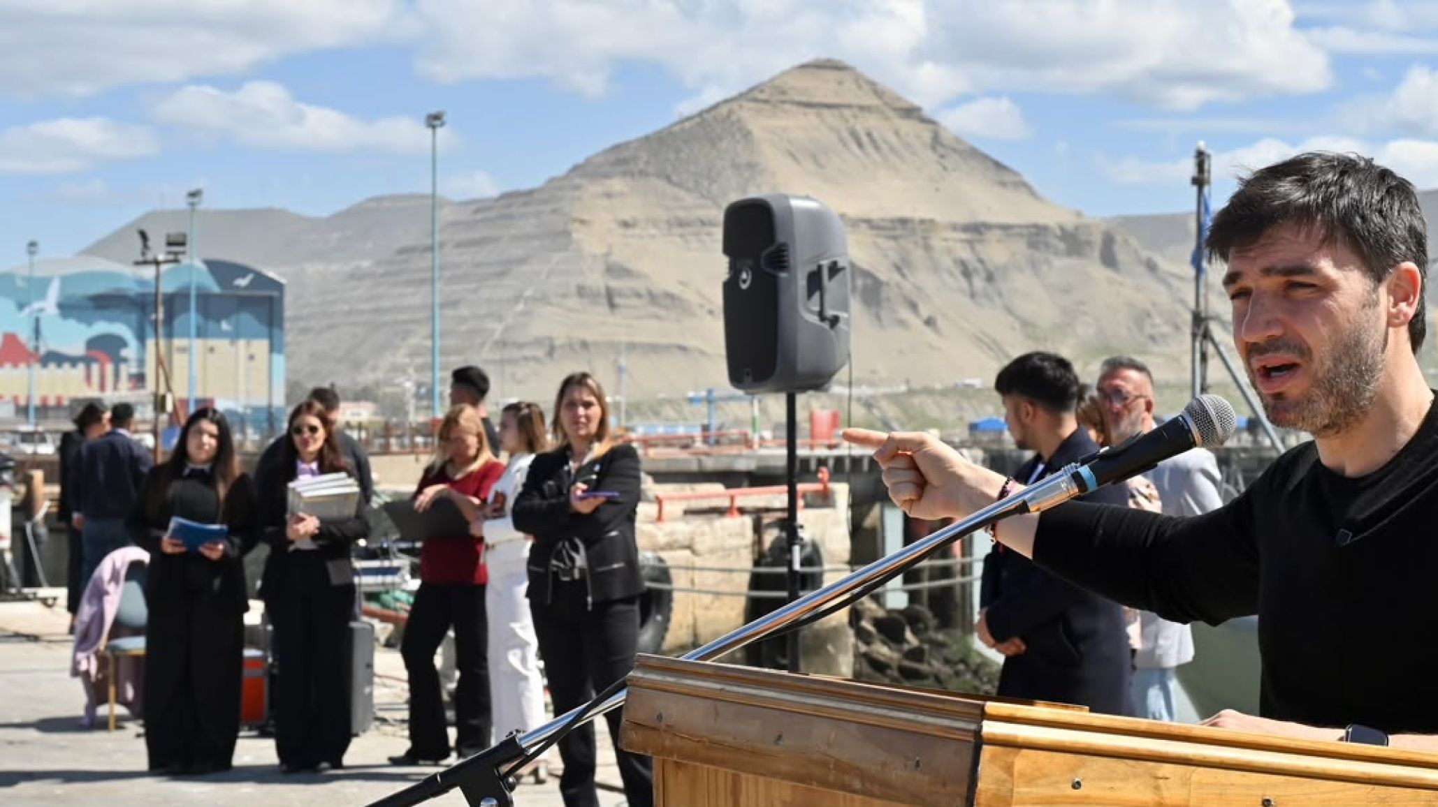 A 30 años del muelle Antonio Morán, Torres puso en valor el futuro productivo del Puerto de Comodoro