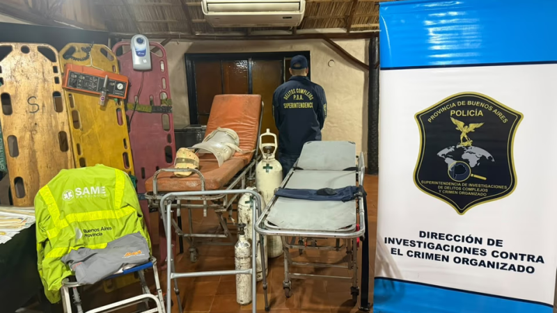 Nueve detenidos tras desbaratar una red de falsos médicos en Buenos Aires