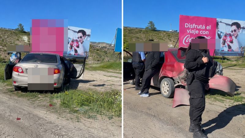 Fuerte accidente cerca del puente de Rodríguez Peña: un auto terminó fuera de la calzada y hubo un herido