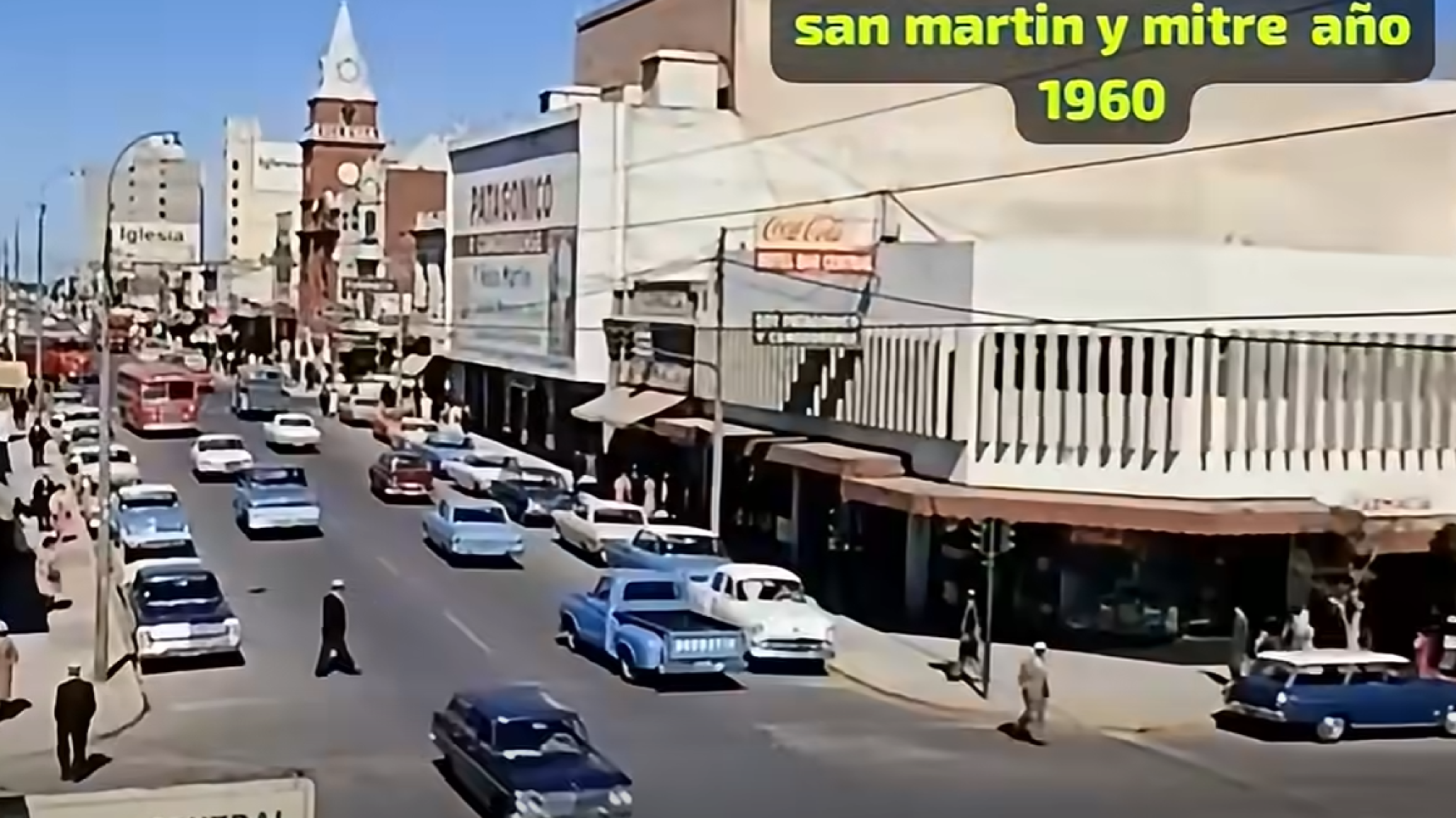Comodoro en 1960: un video del centro despertó nostalgia y recuerdos de una ciudad que cambió para siempre