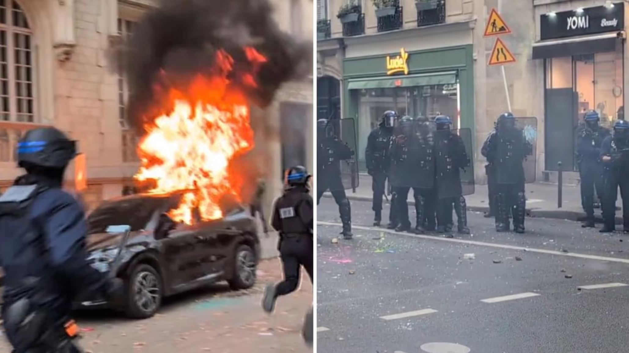 Europa, sacudida por protestas sociales en Francia, Albania, Bélgica, España e Italia