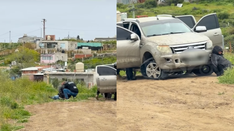 Persecución y tiroteo en Caleta Olivia: dos hermanos detenidos